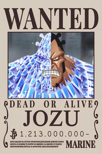 JOZU WANTED ONE PIECE 8"X12" ALUMINUM METAL POSTER SIGN/WALL ART M17 - Picture 1 of 5
