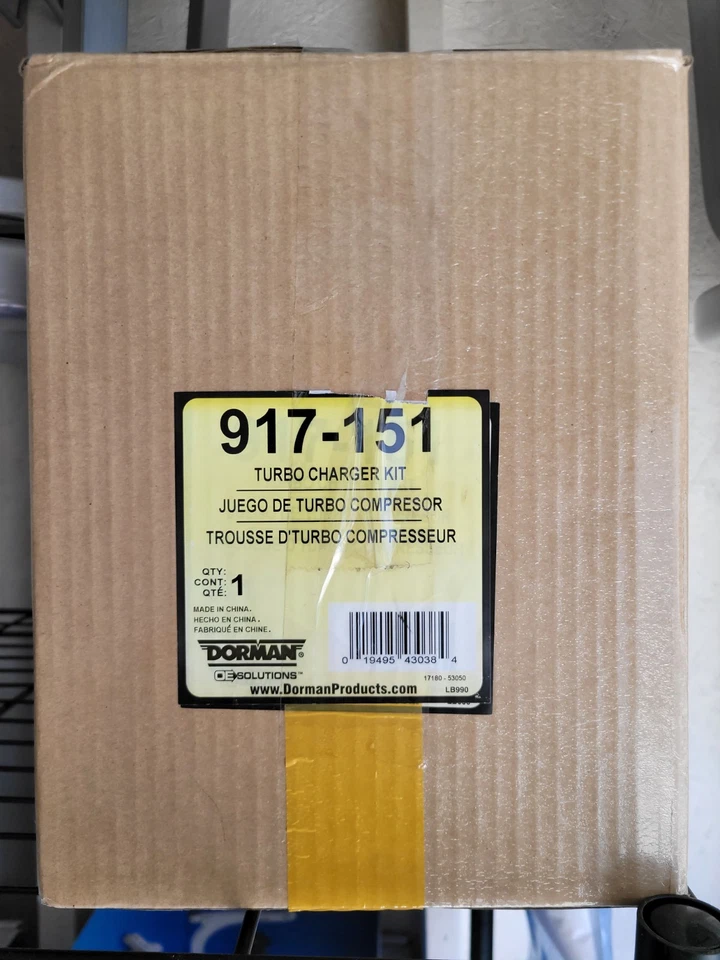 NUEVO DORMAN 917-151 Turbocompresor y Kit de Junta para 07-12 Mazda CX-7 Foto 1 de 1