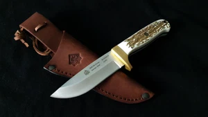 PUMA SGB Elk Hunter, POM Commando Stag Knife 6816050CS - Picture 1 of 3