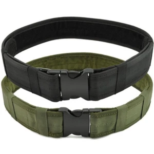 Men's Military Tactical Belt Adjustable Buckle Gun Belt Quick Release Army Belts - Picture 1 of 16