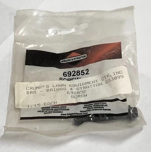 BRIGGS & STRATTON TEIL # 692852, ERSATZSCHRAUBE ERSETZT # 690356 UND MEHR - OEM - Bild 1 von 5