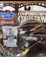 Duke Snider Starting Lineup 1997 MLB Cooperstown Collection SLU Figure Card