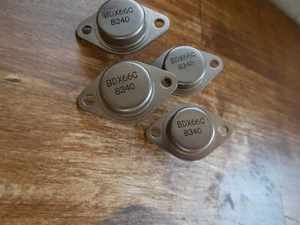 4 pcs. Vintage BDX66C PNP Darlington Power Transistors - Picture 1 of 3