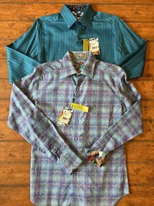 Robert Graham XS Button Down Dress Shirt Mens Classic Fit Lot Casual NWT Stripes - Picture 1 of 13
