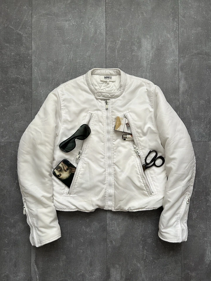 Maison Margiela MM6 AW19 5 Zip Puffer Jacket - Image 1 of 4