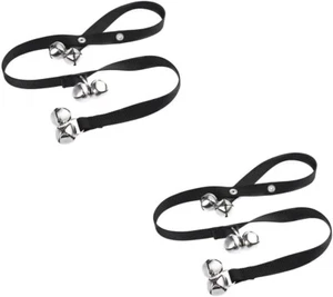 US 2 Pack Pet Dog Puppy Potty Training Door Bells Rope Housebreaking TV - Picture 1 of 6