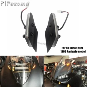 Mirror Block Off Turn Signals LED For Ducati 1299 Panigale S 15-17 959 Panigale - Picture 1 of 7