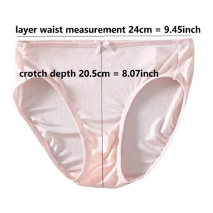3pcs Kids Silk Panties Underwear Knickers Pack Size 6 Hipster for Girls - Picture 1 of 15