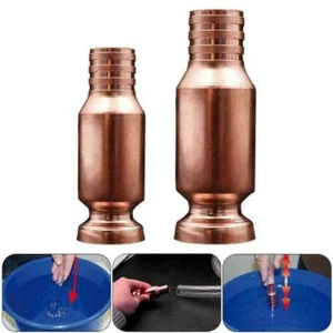 1X Siphon Safety Self Priming Hose Flexible Connector 0.59 /0.75" Copper Jiggle - Picture 1 of 11