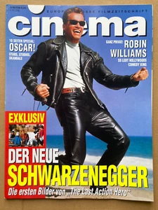 Cinema 03/1993 Filmmagazin OHNE! Sammelkarten, Schwarzenegger, Toys, Kerkeling - Bild 1 von 4