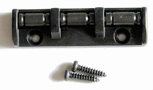 High Quality Roller Nut 43mm Black NEW for Electric Guitar Help Stay In Tune - Picture 1 of 2