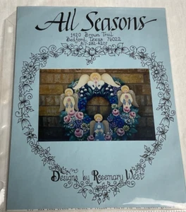 ANGELO GHIRLANDA FLOREALE tutte le stagioni rosmarino ovest modello dipinto NATALE 96 - Foto 1 di 6