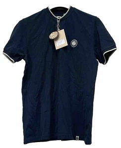 Pretty Green Like-minded Mens Lancaster Round Neck T-shirt Size M, Navy - Imagen 1 de 11