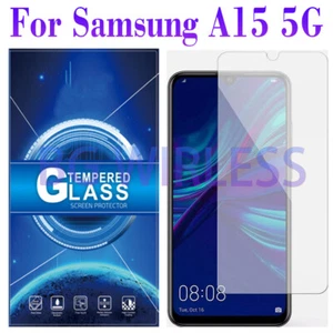 Do Samsung Galaxy A15 5G przezroczysty-SZKŁO HARTOWANE OCHRANIACZ EKRANU, przyjazny dla etui - Zdjęcie 1 z 9