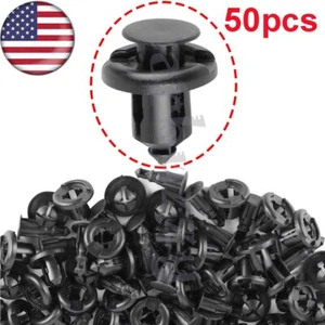 50pcs Bumper Hood Fender Liner Clips Push Retainer for Honda CR-Z HR-V Ridgeline - Picture 1 of 12