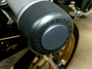 ZERO MOTORCYCLES DSR 2017-2020 BAR END SLIDERS MUSHROOMS PUCKS KNOBS PADS BLACK - Picture 1 of 8