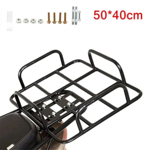 Delivery Bag Rack For Food Riders Ebike Motorcycle Metal Delivery Rack Bicycle - Picture 1 of 17