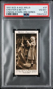 Vintage 1931 Wills Tobacco Card #37 The Case of Sergeant Grischa PSA 4.5 - Picture 1 of 2