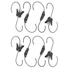 8 Pcs Iron Bird Feeder Hook Wind Chimes Hanging Rack Ant Traps Outdoor