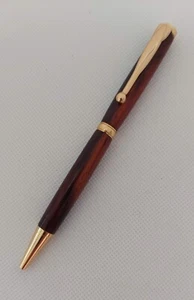 Hand Crafted Custom Made Wood Cocobolo Ball Point Pen - Bild 1 von 5