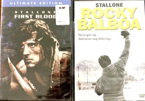 Stallone Bundle DVD Movies Rocky Balboa First Blood Factory Sealed - Picture 1 of 5