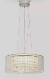 Next Round Glass Ceiling BIJOU Crystal Pendant LED Chandelier Home