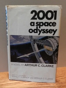 1968 "2001 A Space Odyssey" by Arthur Clarke hardcover Book club edition book - Foto 1 di 7
