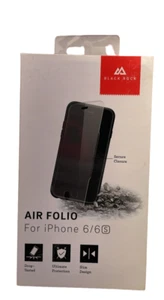 Noir Rock Air Folio IPHONE 6/6s Transparent Etui Noir - Photo 1 sur 7
