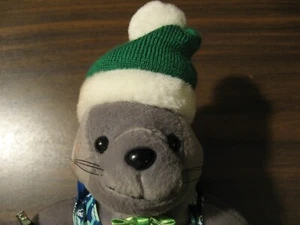 Vtg Coca-Cola Sitzsack Plüsch - Sammlersiegel mit Weste und Mütze - Modell #0207 - 1999 - Bild 1 von 12