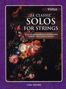 24 Classic Solos for Strings (Viola) - Easy to Intermediate (BF175) - Picture 1 of 1