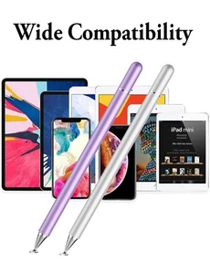 2x Universal Stylus Pens for Touch Screens Pencils With Magnetic Cap Android iOS - Afbeelding 1 van 17