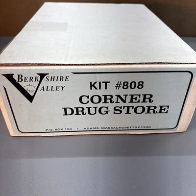 Berkshire Valley O Scale #808 Corner Drug Store, NIB combine shipping - Image 1 of 4