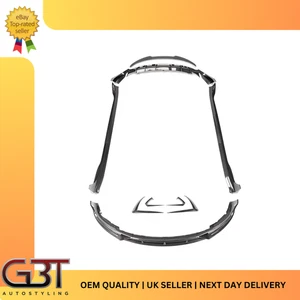 FULL BODYKIT TESLA MODEL 3 BODY KIT FRONT LIP DIFFUSER SIDE SKIRT CARBON LOOK UK - Picture 1 of 15