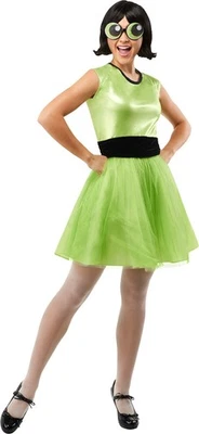 Disfraz de Buttercup para mujer de The Powerpuff Girls Adulto Halloween Juegos con disfraces Vestido Foto 1 de 4