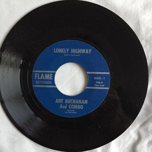 Art Buchanan And Combo – Time Will Tell / Lonely Highway 7", 45 RPM Reissue - Picture 1 of 4