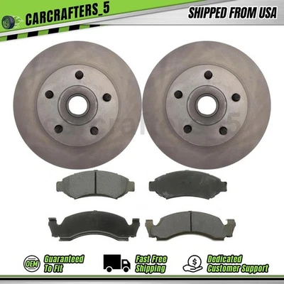 Brake Rotors Brake Pad Front For 74 Ford Country Sedan Gran Torino 4.1L - Image 1 of 4