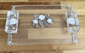 Vintage Acrylic Vanity Tray 6" X 9"X 1.5" - Picture 1 of 5