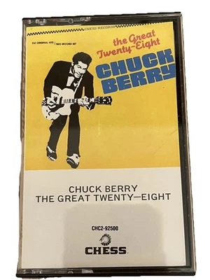 Vtg Chuck Berry The Great Twenty-Eight Cassette Tape 1983 Rock n' Roll Chess Exc - Image 1 of 4