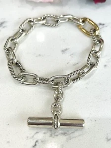 Bracciale catena David Yurman Madison con ciondolo canna di Lexington diamante - Foto 1 di 6