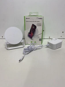 BELKIN BOOST CHARGE WIRELESS CHARGING STAND SPEAKER 10W White AUF001AUWH Box 16 - Picture 1 of 2