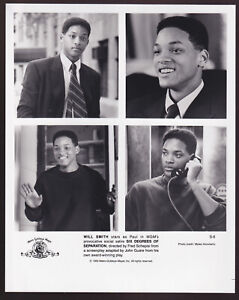 WILL SMITH in SIX DEGREES OF SEPARATION Movie 8x10 Press Photo 1993 B&W
