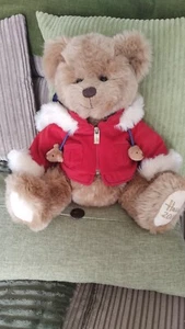 Harrods Plush Sitting Down Bear 2007 Christmas Edition Benjamin - Picture 1 of 11