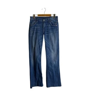 Citizens of Humanity Women's Medium Wash Hutton Wide Leg Denim Jean - Picture 1 of 10