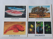 Dalmacia Dalmatia Hrvatska Croatia 4 not used vintage postcard