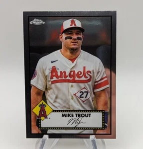 Couvercles de baseball chromés Mike Trout 2023 Topps exclusivité Mitchell & Ness #52-6 - Photo 1/2