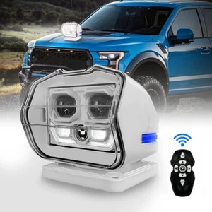 50W LED Remote Control Marine Boat Car Truck SUV Searchlight Wireless Spotlight - Picture 1 of 13