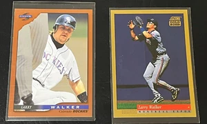 LARRY WALKER 1994 SCORE GOLD RUSH & 96 DUGOUT GOLD INSERT CARDS EXPOS HOF LOT 2 - Bild 1 von 1