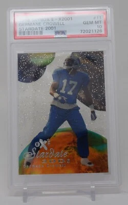 1998 Skybox EX 2001 Germane Crowell StarDate 2001 PSA 10 - Image 1 of 2