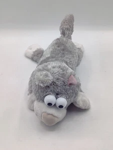 Chhericole Roffle Mates grau-weiße Katze rollt herum Plüsch funktioniert nicht - Bild 1 von 3