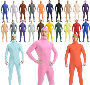 New Men Full Body Skin Suit Catsuit Halloween Party Zentai Costumes - Picture 1 of 24
